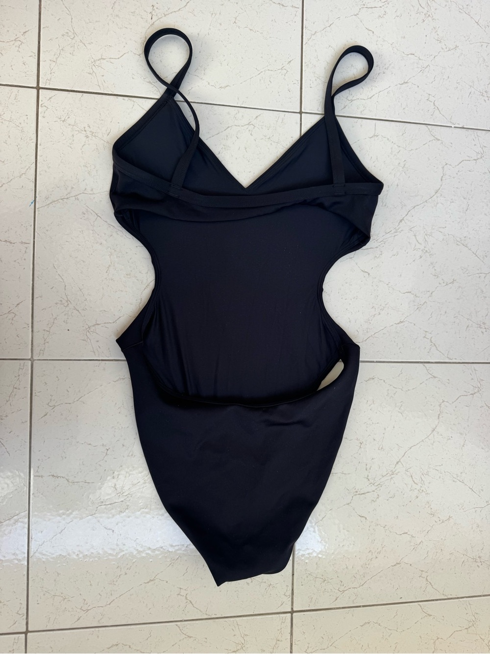 Left on Friday Jet Black Cutback One-Piece Swimsuit - Picture 6 of 6